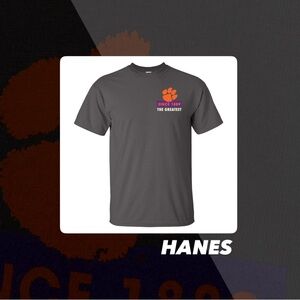 NWT Hanes Clemson Tigers GOAT Tee Shirt